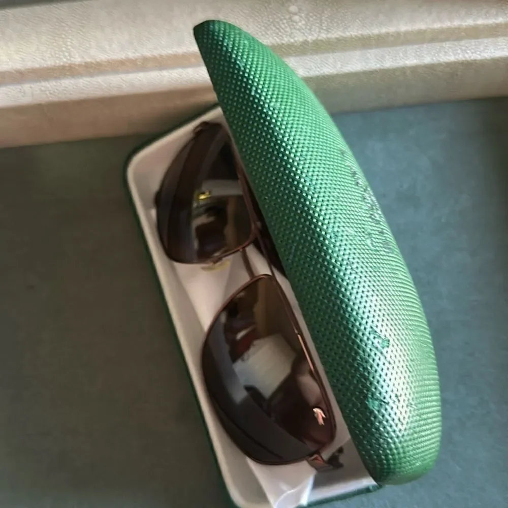 Lacoste brown and red sunglasses for men Lacoste L162S – Unworn & Stylish